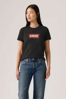 Levi's Gr Favorıte Tee Bw Vıntage Cavıar Kadın Siyah T-shirt 008BX-0007 
