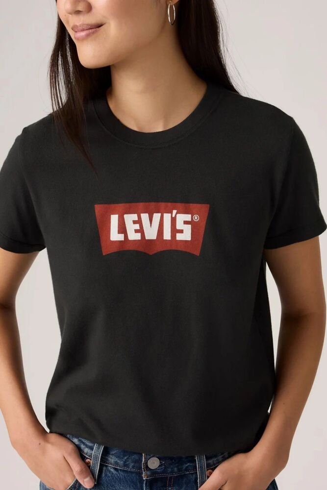 Levi's Gr Favorıte Tee Bw Vıntage Cavıar Kadın Siyah T-shirt 008BX-0007 (1)