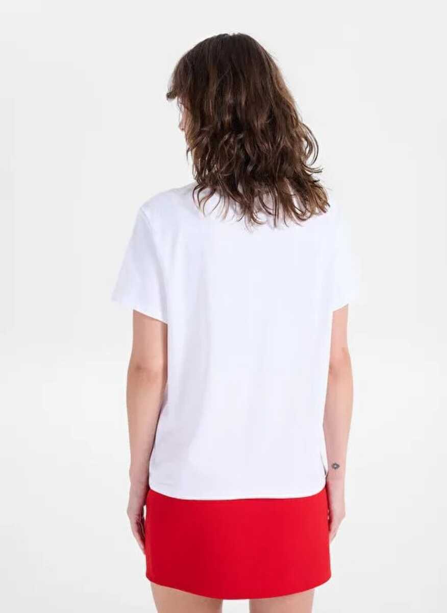 Levi's Gr Favorıte Tee Club Serıf Kadın Beyaz Tişört 008BX-0012 - 5