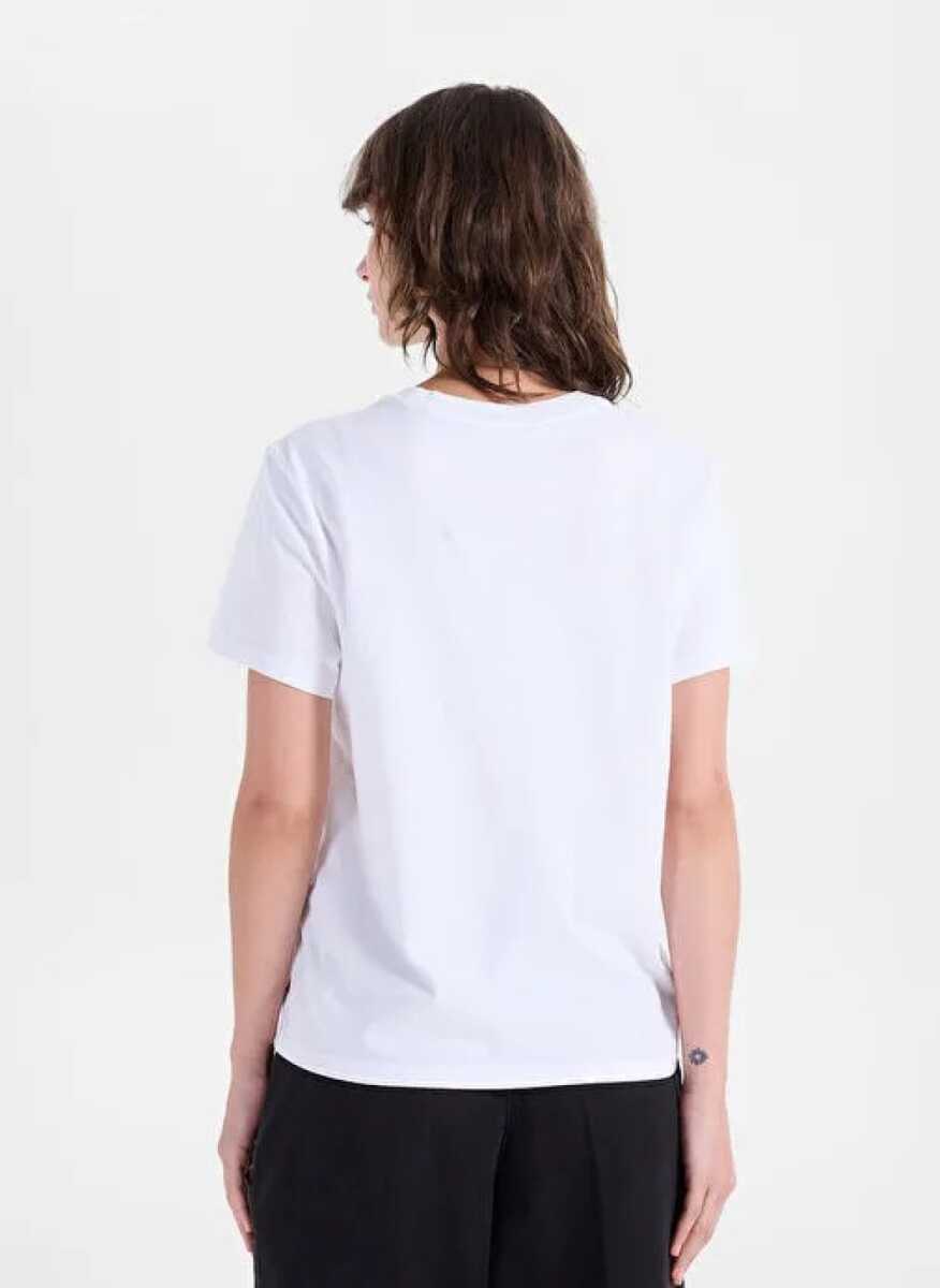 Levi's Gr Favorıte Tee Rhınestone Club Logo Kadın Beyaz Tişört 008BX-0008 - 5