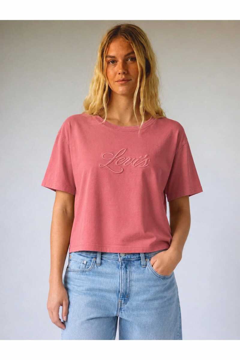 Levi's Gr Vıntage Tee Corded Scrıpt Logo Tameless Kadın Pembe Tişört 008C0-0003