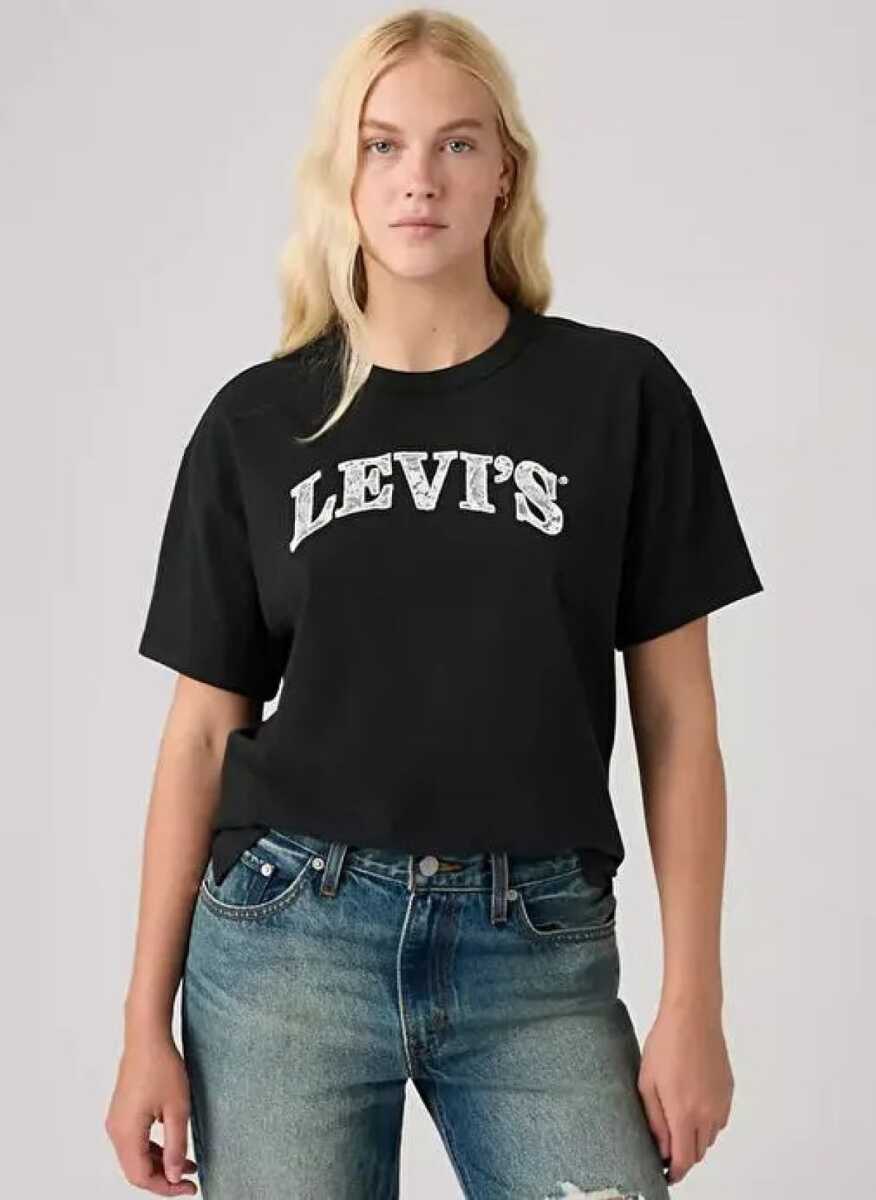 Levi's Gr Vıntage Tee Lace Arch Logo Kadın Antrasit Tişört 005OY-0051