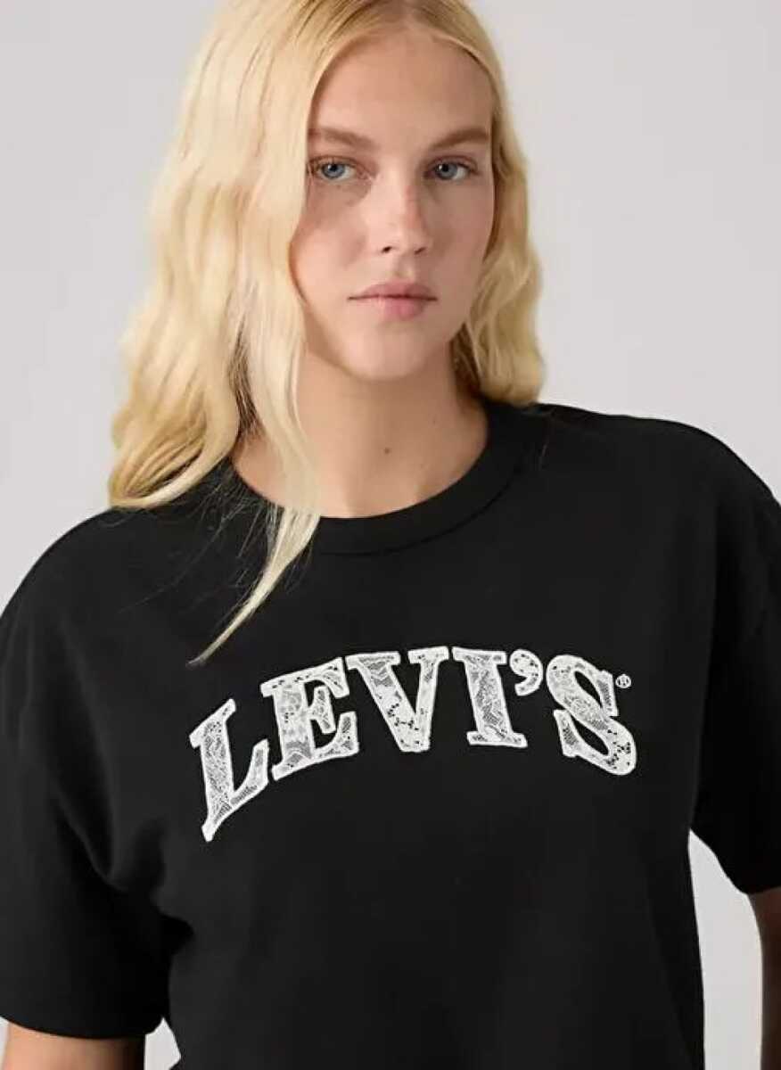Levi's Gr Vıntage Tee Lace Arch Logo Kadın Antrasit Tişört 005OY-0051 - 3
