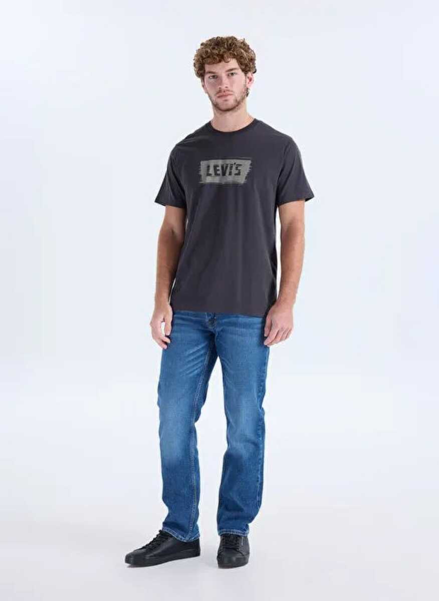 Levi's Graphıc Crewneck Tee Blurred Bw 1 Jersey Erkek Antrasit Tişört A2823-0378 - 2