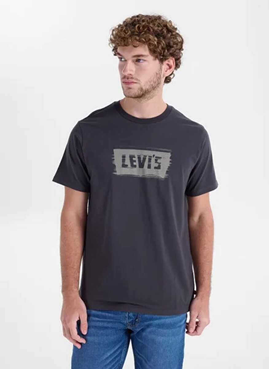 Levi's Graphıc Crewneck Tee Blurred Bw 1 Jersey Erkek Antrasit Tişört A2823-0378 - 3