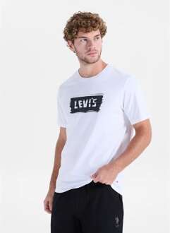 Levi's Graphıc Crewneck Tee Blurred Bw Plus Erkek Beyaz Tişört A2823-0377