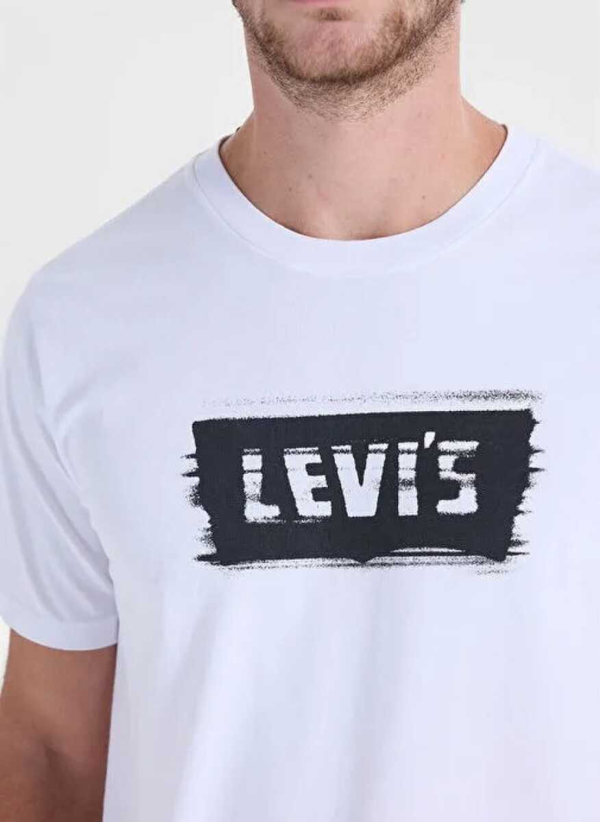 Levi's Graphıc Crewneck Tee Blurred Bw Plus Erkek Beyaz Tişört A2823-0377 - 4