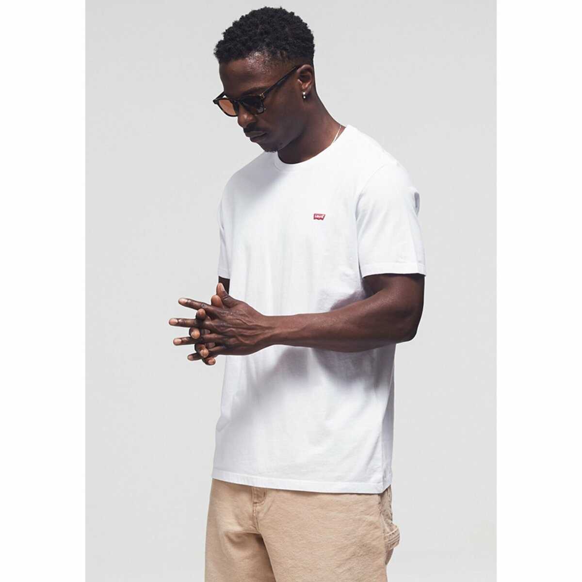 Levi's Ss Orıgınal Hm Tee + Jersey Erkek Beyaz Tişört 56605-0075