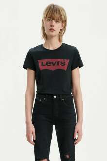 Levi's The Perfect Tee Kadın Siyah T-shirt 17369-1311 