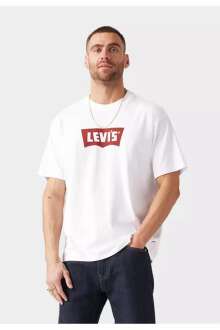 Levi's Vıntage Bw Graphıc Tee Vıntage Chılı Oıl Batwıng + Erkek Beyaz T-shirt 005F9-0002 