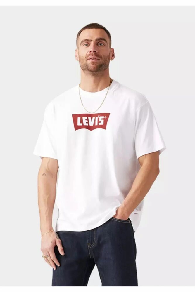 Levi's Vıntage Bw Graphıc Tee Vıntage Chılı Oıl Batwıng + Erkek Beyaz T-shirt 005F9-0002