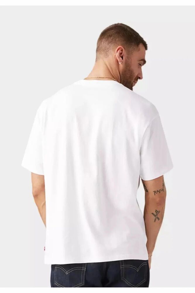 Levi's Vıntage Bw Graphıc Tee Vıntage Chılı Oıl Batwıng + Erkek Beyaz T-shirt 005F9-0002 (1)