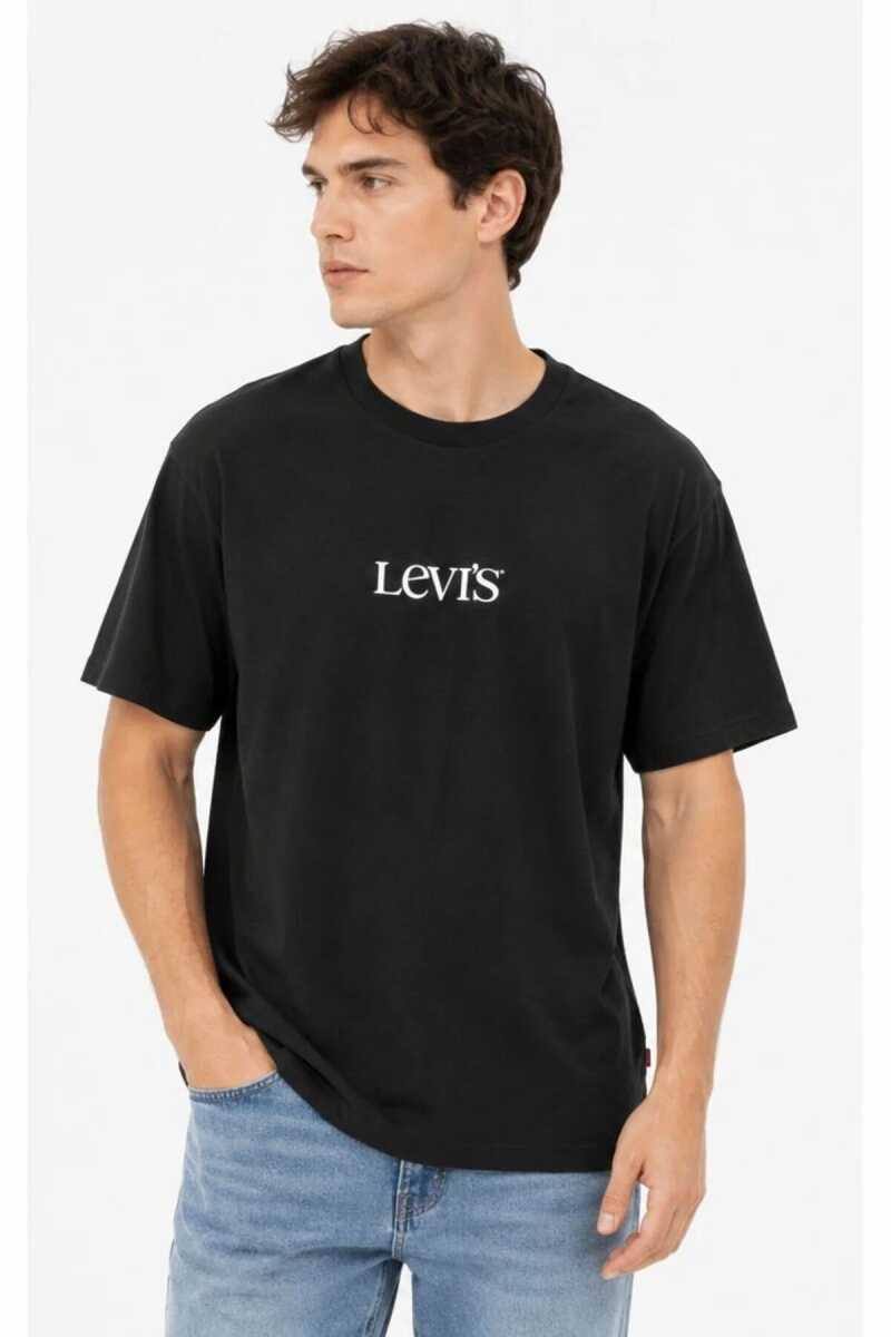 Levi's Vıntage Fıt Graphıc Tee Ssnl Logo 7 Jet Erkek Siyah Tişört A9440-0023