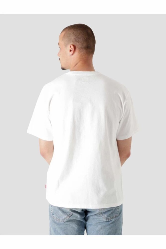 Levi's Vıntage Tee + Jersey Erkek Beyaz Tişört A0637-0000 (1)