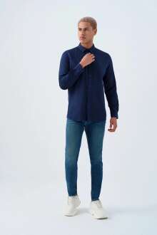 Loft Justin Dante Green Wash Erkek Jean Pantolon LF2037021 