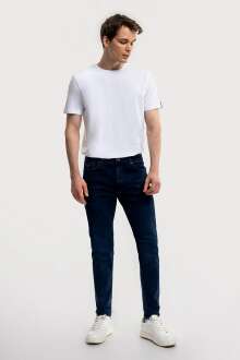 Loft Justın Martın Dark Blue Black Wash Erkek Jean Pantolon LF2035717