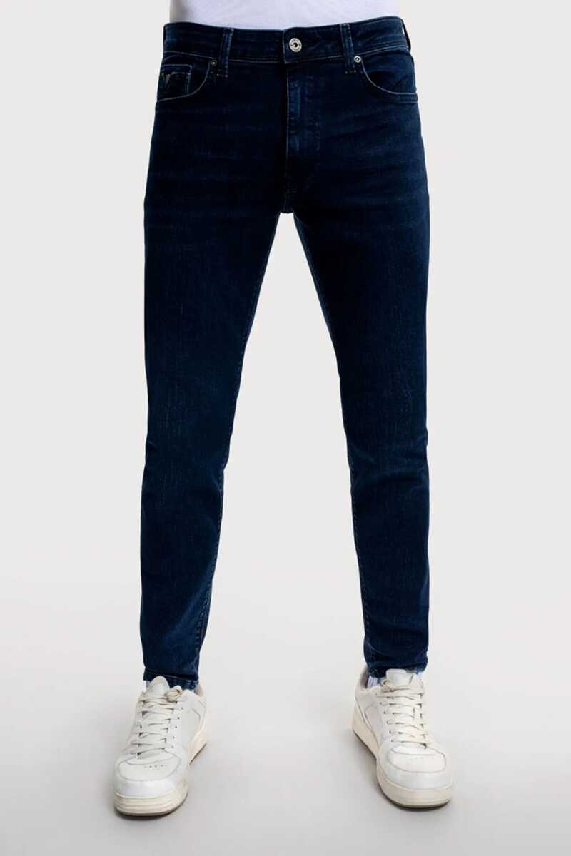 Loft Justın Martın Dark Blue Black Wash Erkek Jean Pantolon LF2035717 - 2