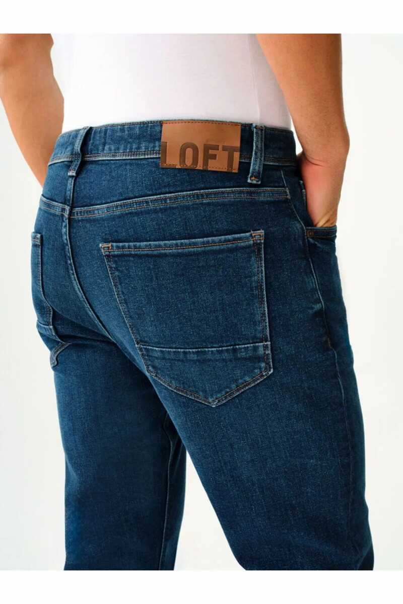 Loft Lucas Sımon Dark Wash Erkek Jean Pantolon LF2037331 - 5