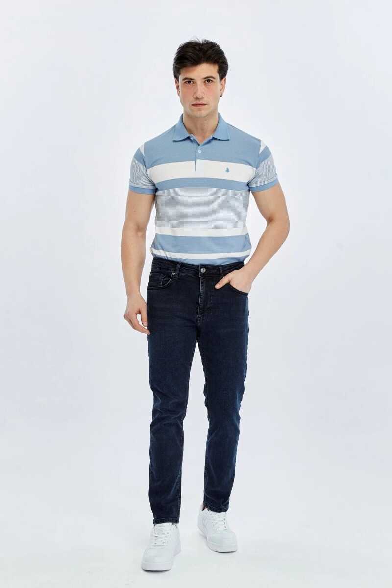 Loft Ricardo Enzo Blue Black Wash M Erkek Jean Pantolon LF2043530
