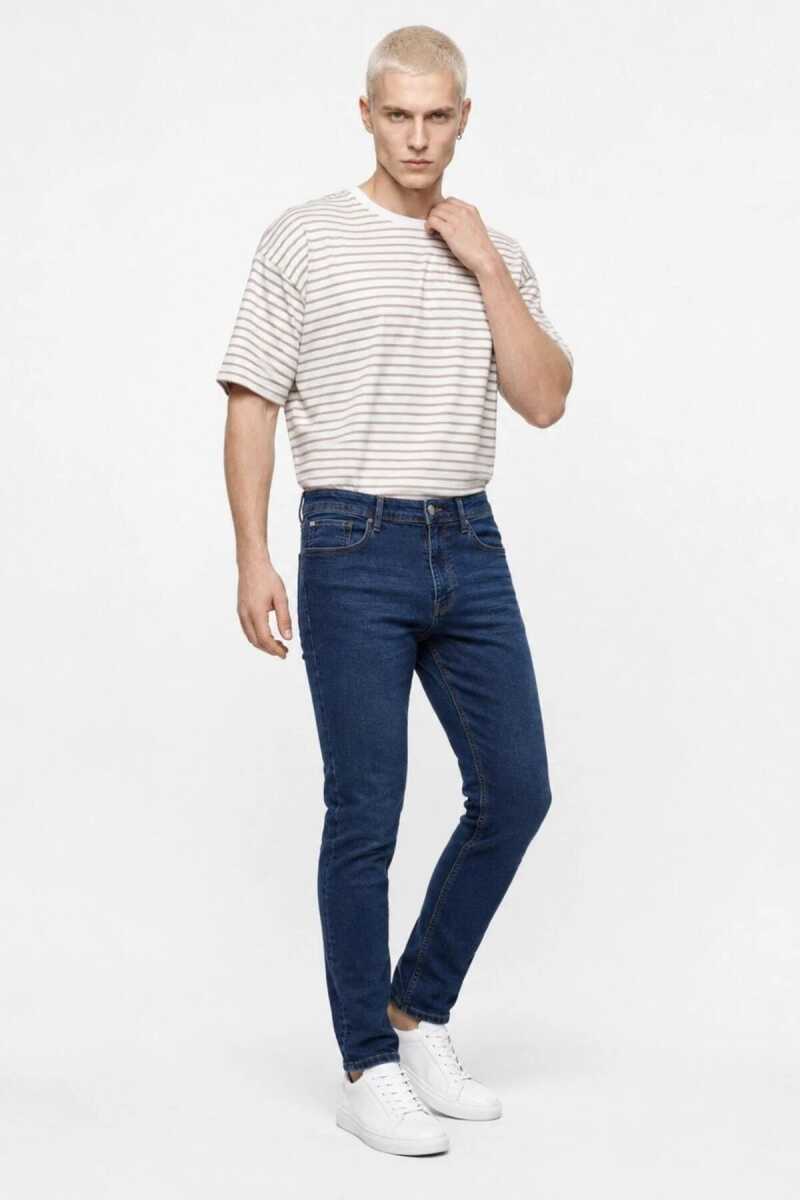 Loft Ricardo Enzo Dark Blue Wash M Erkek Jean Pantolon LF2043531