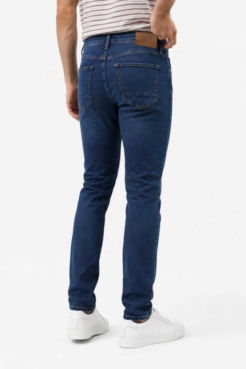 Loft Ricardo Enzo Dark Blue Wash M Erkek Jean Pantolon LF2043531 (1)