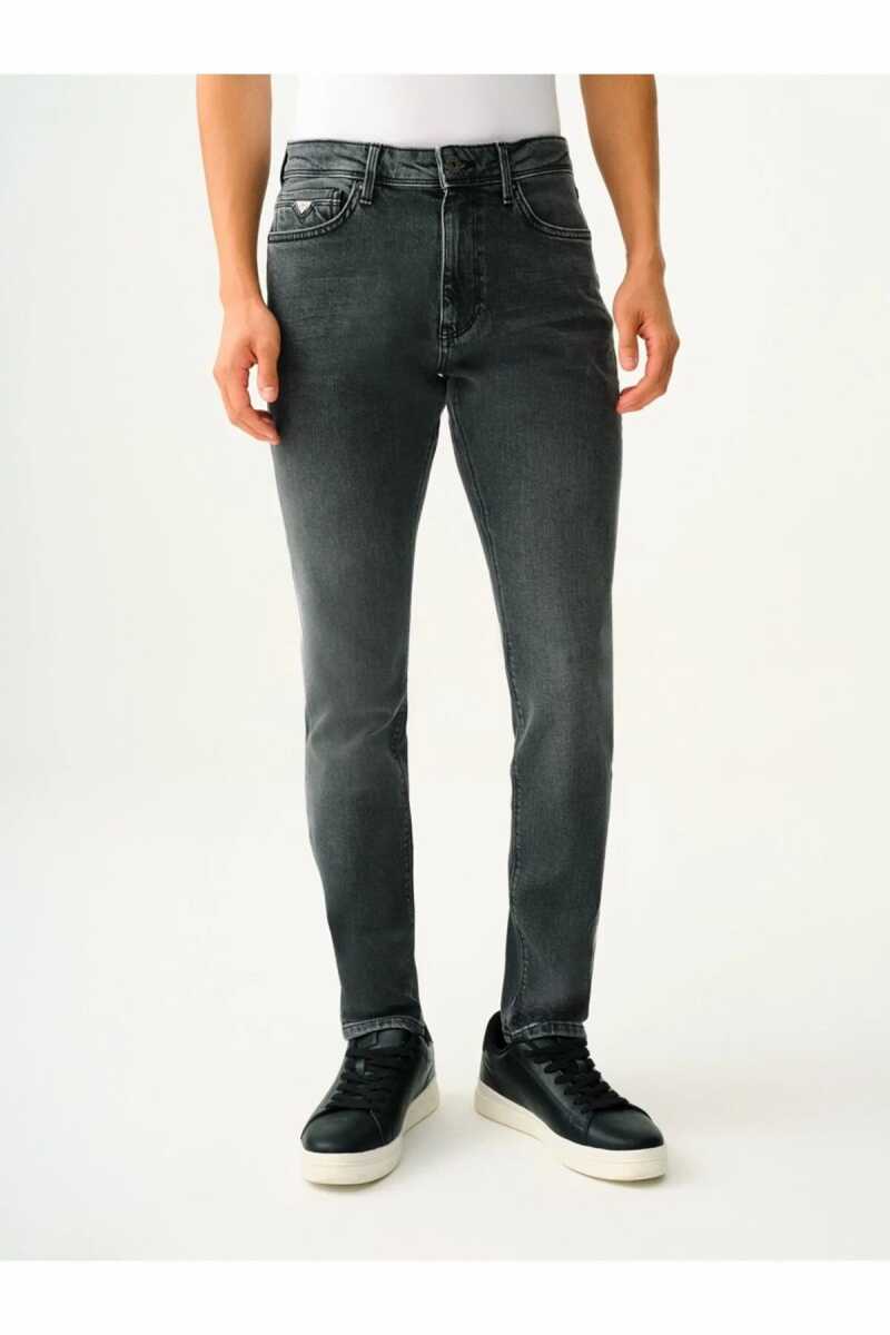 Loft Ricardo Smoked Grey Wash Erkek Jean Pantolon LF2037010 - 3