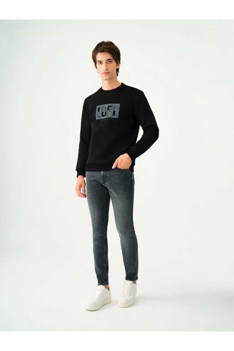 Loft Justin Smoked Grey Wash Erkek Jean Pantolon LF2037012 - 1