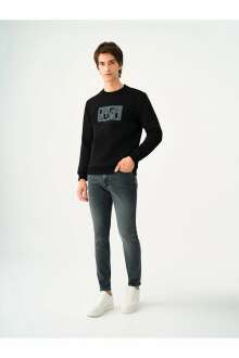 Loft Justin Smoked Grey Wash Erkek Jean Pantolon LF2037012