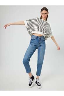 Loft Stella Mom Kadın Jean Pantolon LF2037085