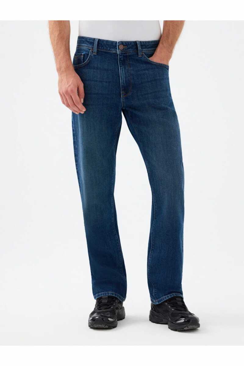 Loft TerryBrown Lukas Dark Wash Erkek Jean Pantolon LF2037013 - 2