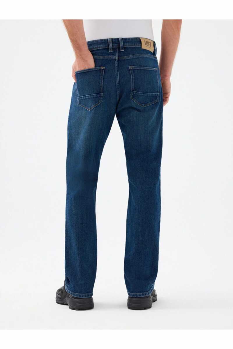 Loft TerryBrown Lukas Dark Wash Erkek Jean Pantolon LF2037013 - 3