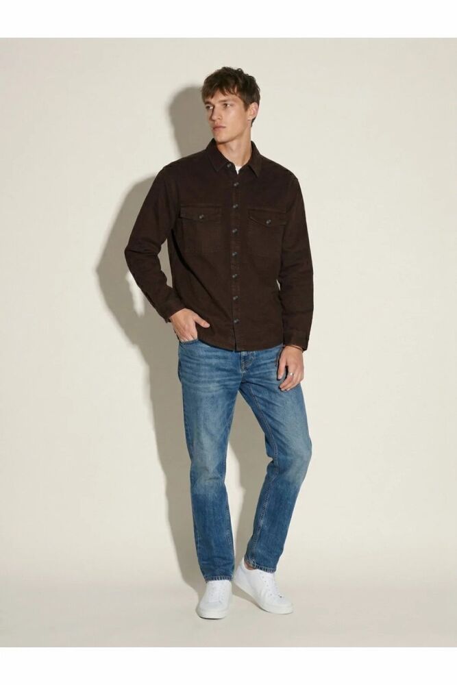 Ltb Eıtan Espresso 3 Wash Erkek Jean Gömlek (1)
