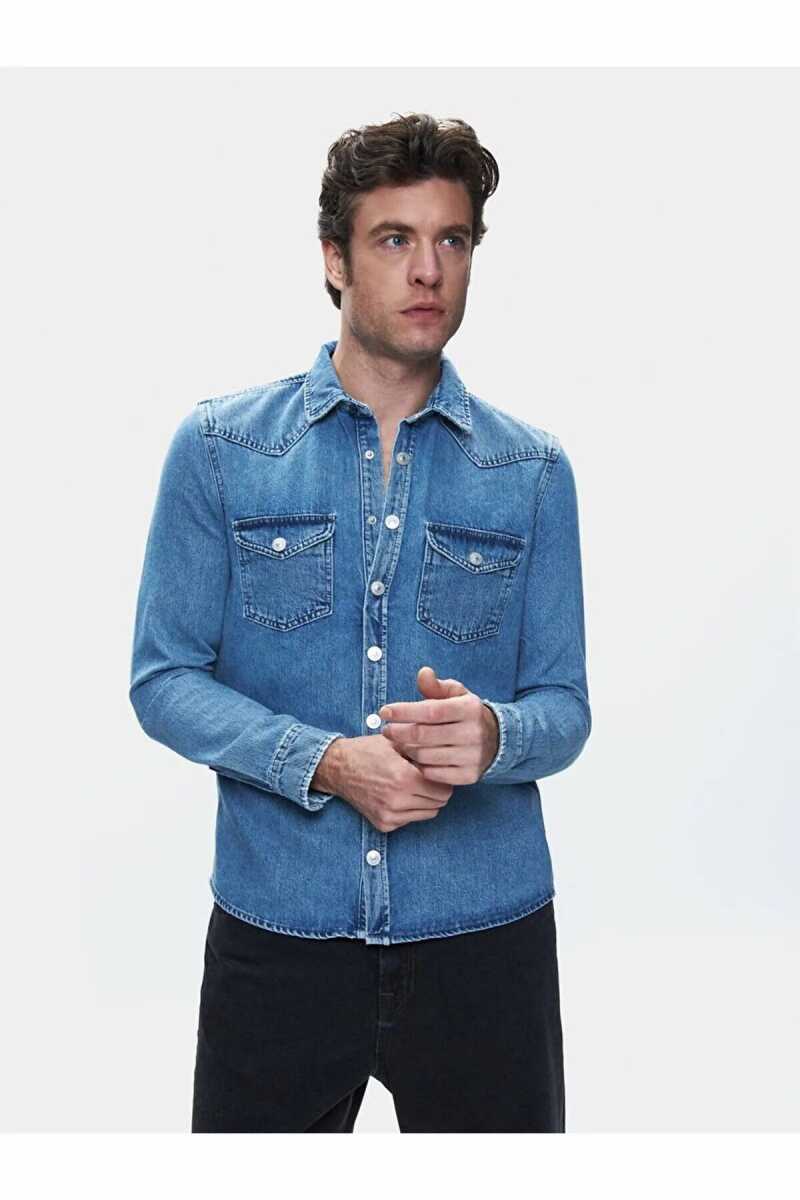 Ltb Rohan Dannıo Wash Erkek Jean Gömlek - Ltb (1)