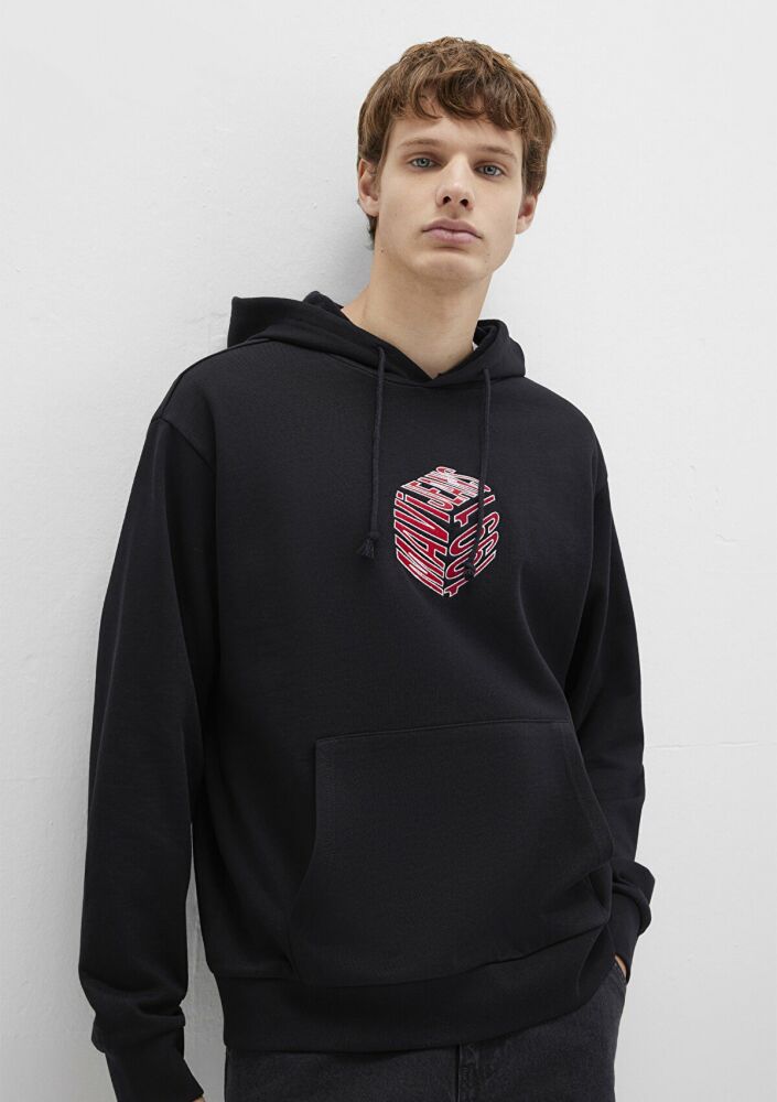 Mavi 1991 Kapüşonlu Siyah Erkek Sweat 0110139-83746 (1)