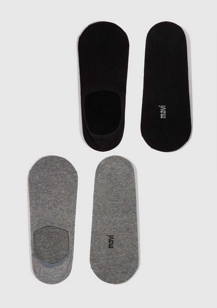 Mavi 2 Li Paket Babet Erkek Çorap 092594-900 - 1