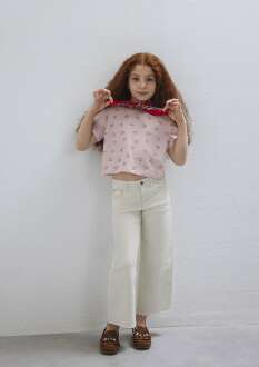 Mavi 7610400-71007Baskılı Pembe Loose Fit Çocuk Tişört 