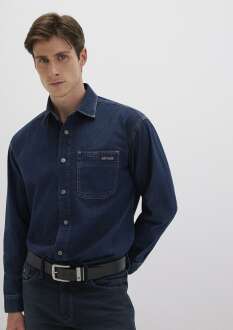 Mavi Aidan Mavi Black Vintage Indigo Mavisi Jean Gömlek 0210588-90768 