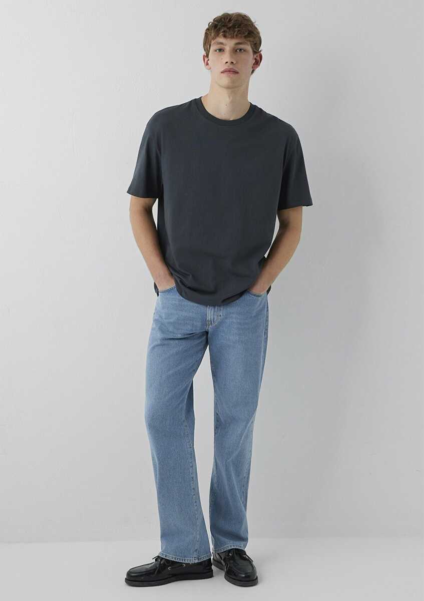 Mavi Antrasit Basic Loose Fit Erkek Tişört 066249-91268 - 2