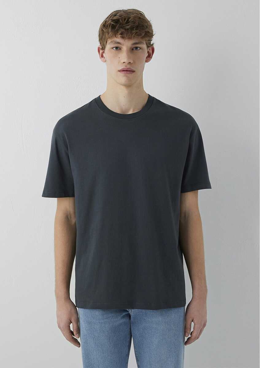 Mavi Antrasit Basic Loose Fit Erkek Tişört 066249-91268 - 3