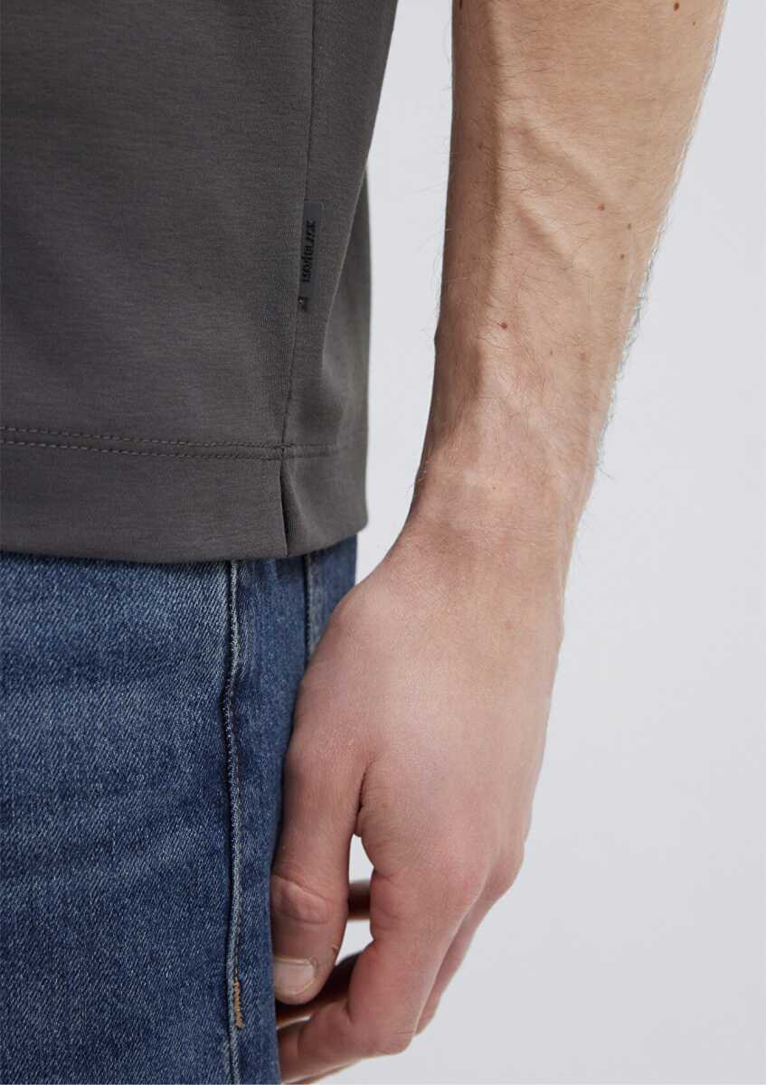 Mavi Antrasit Erkek Polo Tişört 0613271-80106 - 7