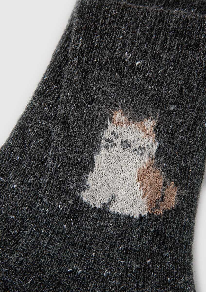 Mavi Antrasit Kadın Çorap 1912833-80106 - Mavi (1)