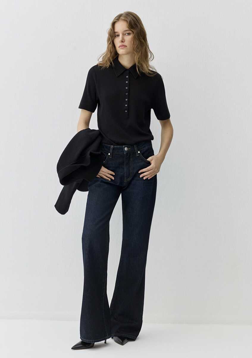 Mavi Ashlie Mavi Edition Tencel Lyocell Karışımlı Derin Mavi Kadın Jean Pantolon 1012714-91275 - Mavi (1)