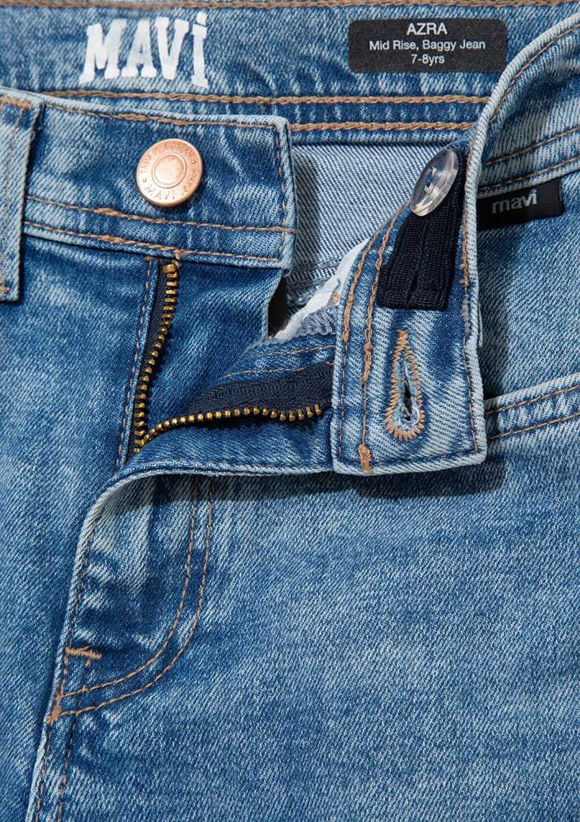Mavi Azra 90lar Indigo Mavisi Cocuk Jean Pantolon 7010510-88228 - 5