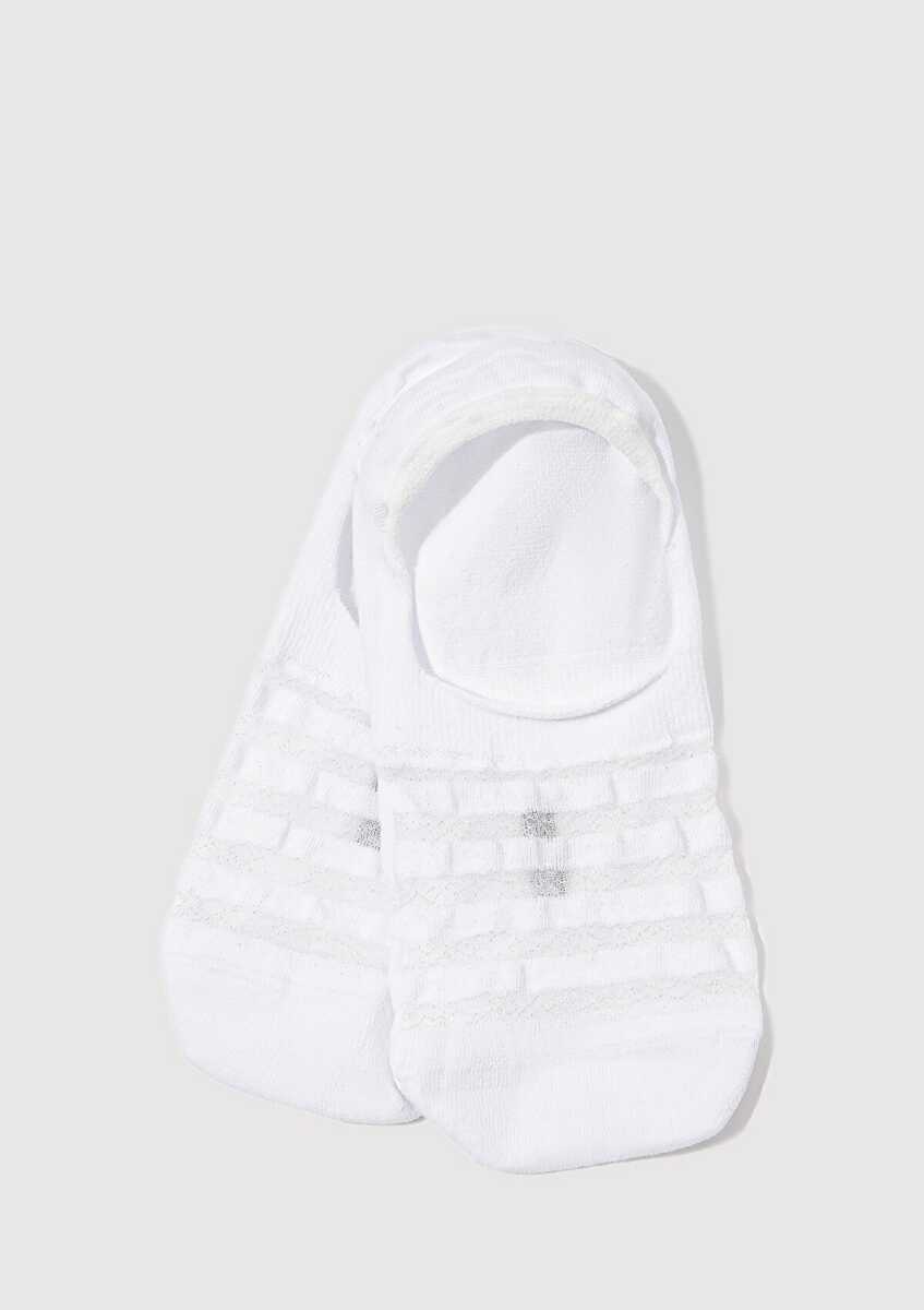 Mavi Babet Beyaz Kadın Çorap 1913153-20844