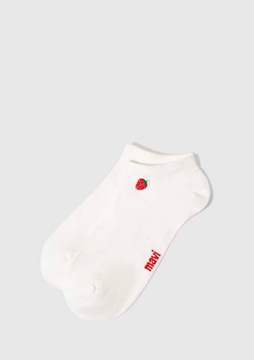 Mavi Babet Beyaz Kadın Çorap 1913156-620