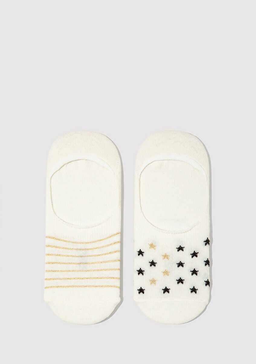 Mavi Babet Beyaz Kadın Çorap 1913775-620