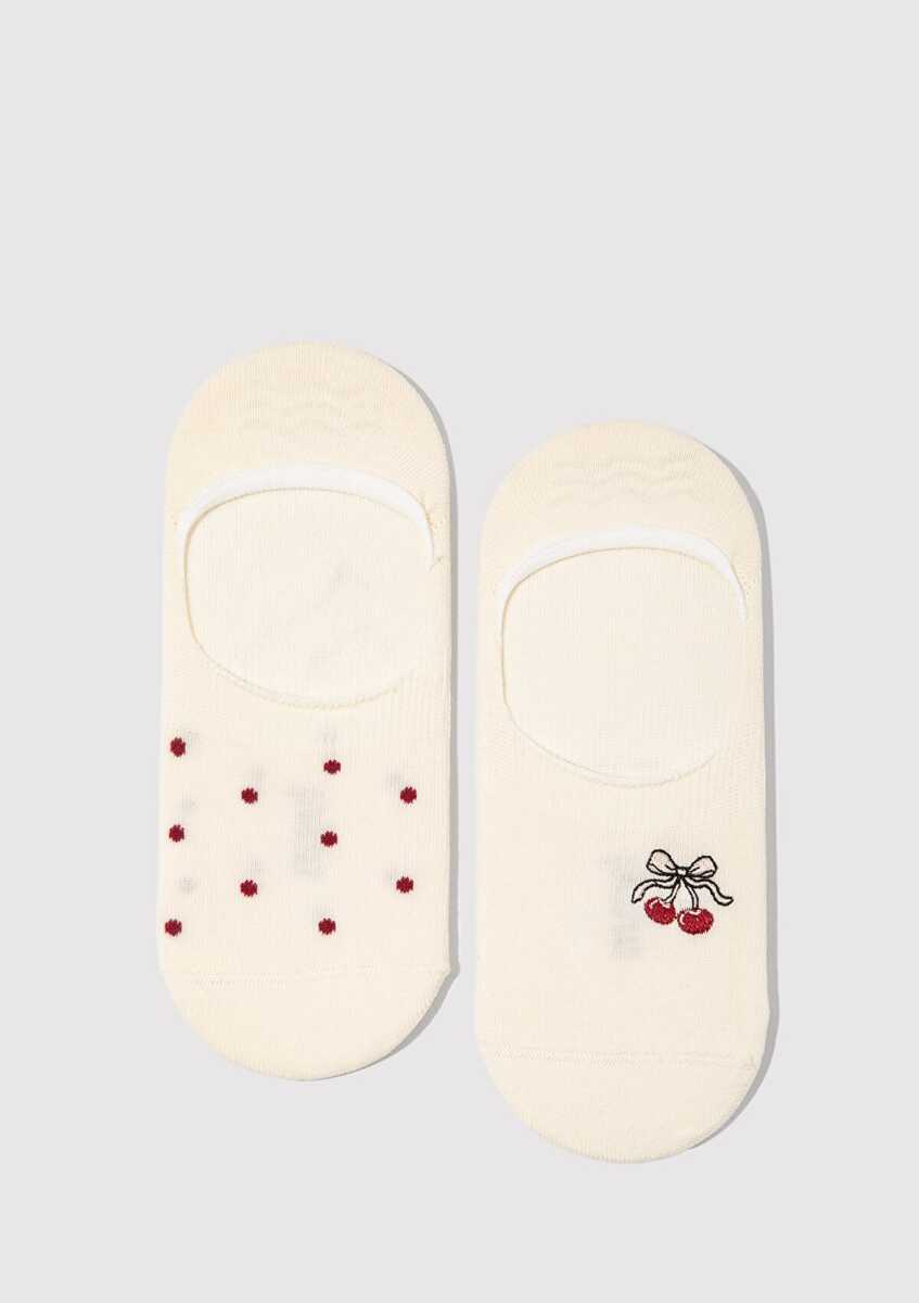 Mavi Babet Ekru Kadın Çorap 1913768-22937 - 1