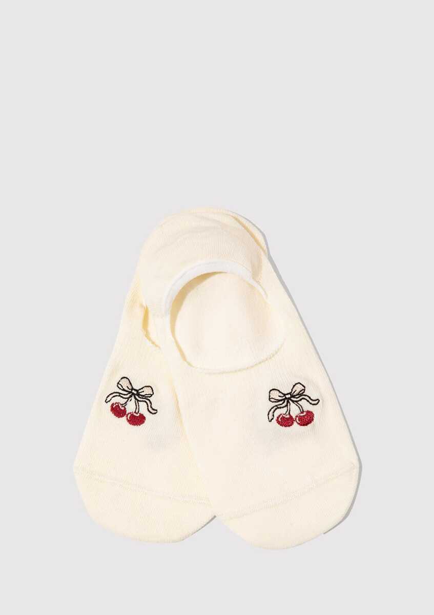 Mavi Babet Ekru Kadın Çorap 1913768-22937 - 3