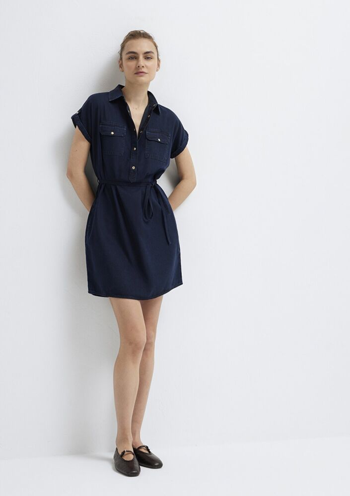 Mavi Barbara Gold Klasik Rinse Kadın Jean Elbise 130548-A3894