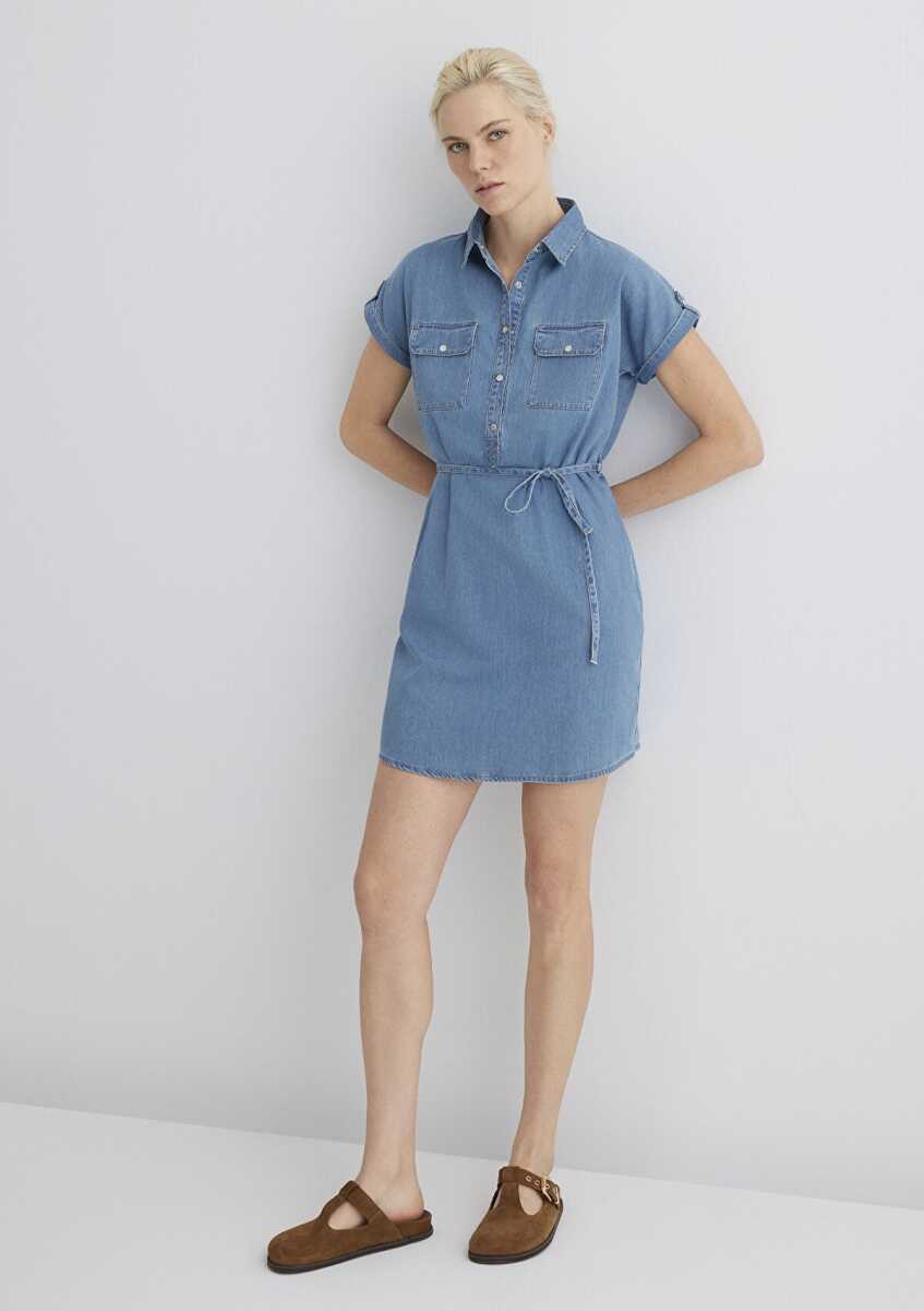 Mavi Barbara Lt Denim Kadın Elbise 130548-26176 - 1